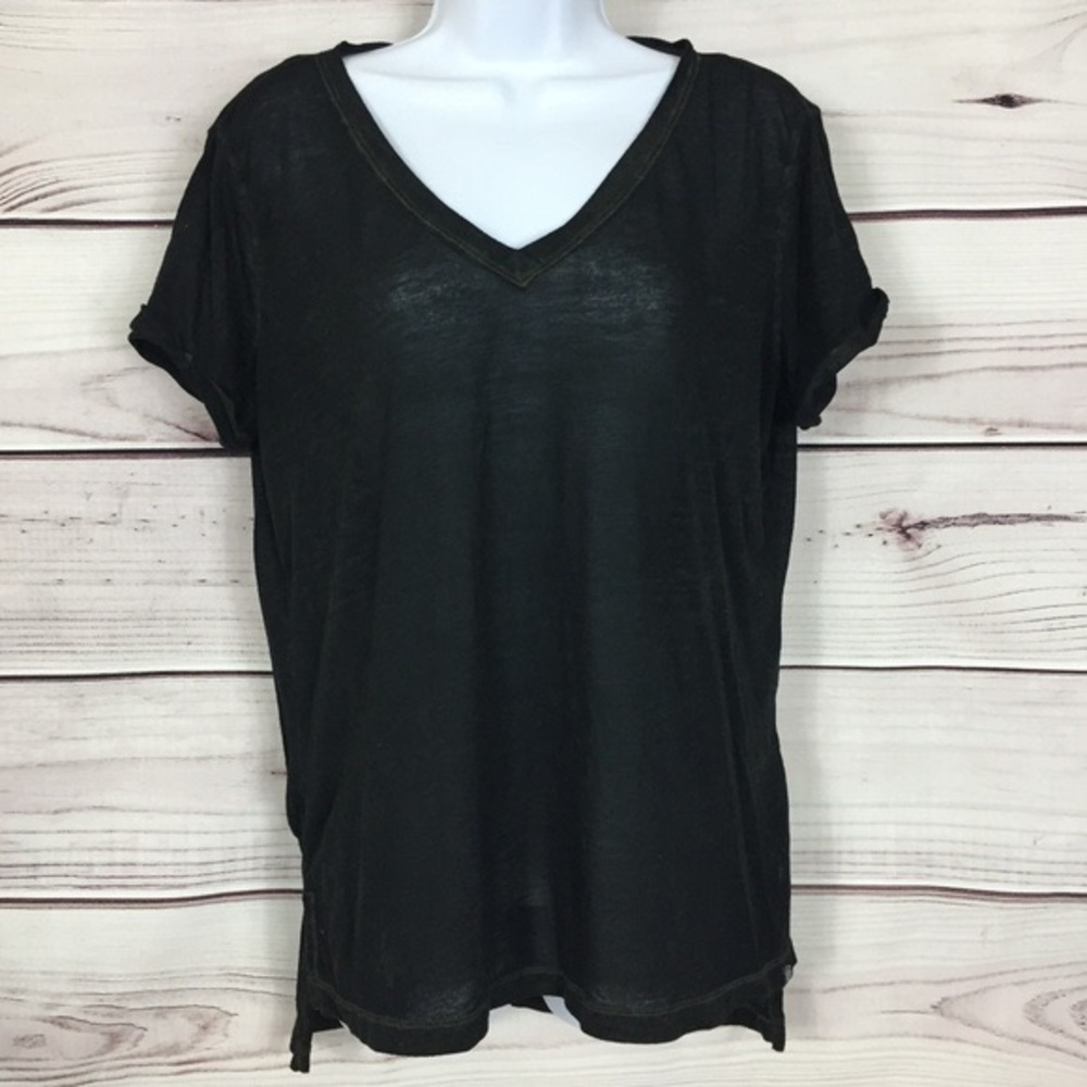 Rock & Republic V-Neck Burnout Tee